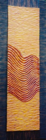 " Senza titolo."       (polimaterico su tavola cm. 5x24x70)